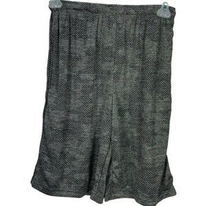 Zone Pro Athletic Shorts Men’s Grey Black Print Medium‎